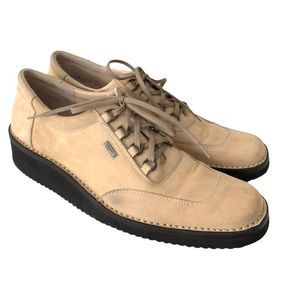 Salvatore Ferragamo Sport Vibram Soles Leather Suede Wedge Sneakers